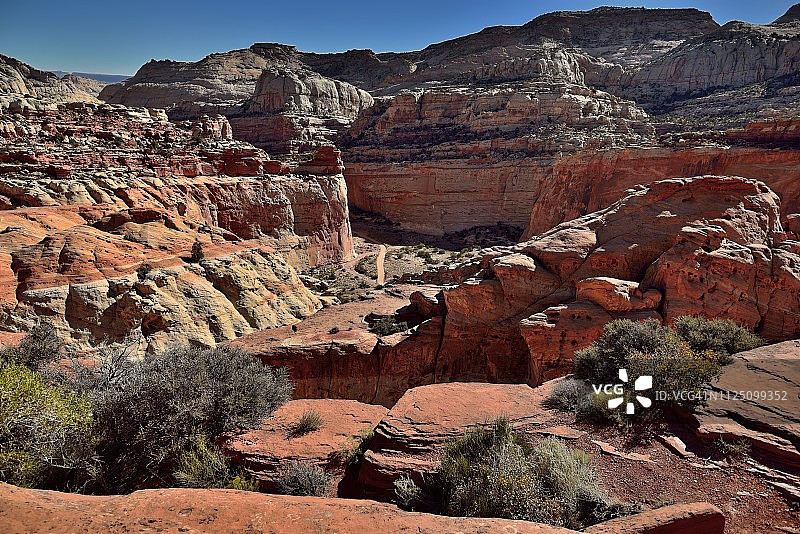 大峡谷的壮丽景色图片素材