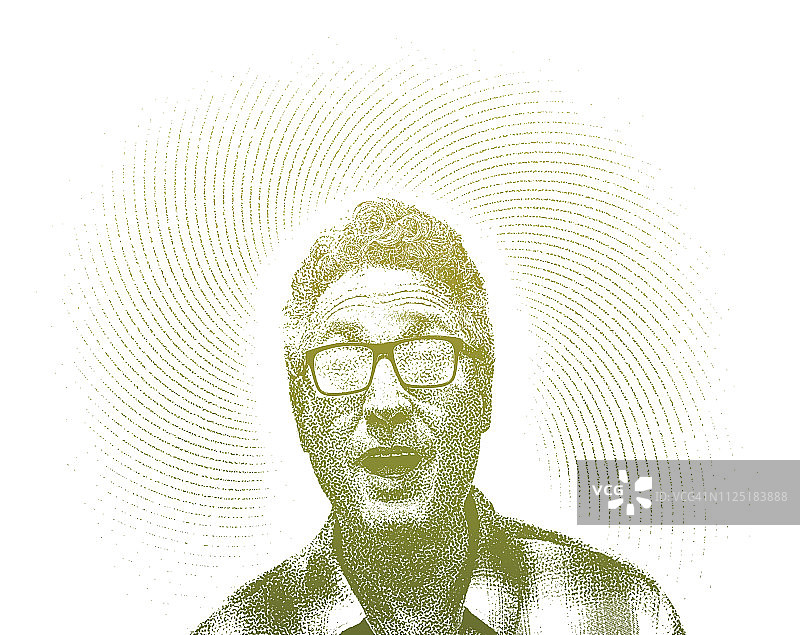 戴着冰冻眼镜的快乐男老年公民图片素材