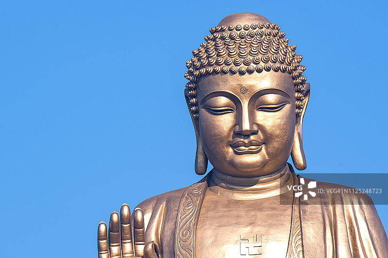 灵山大佛局部图片素材