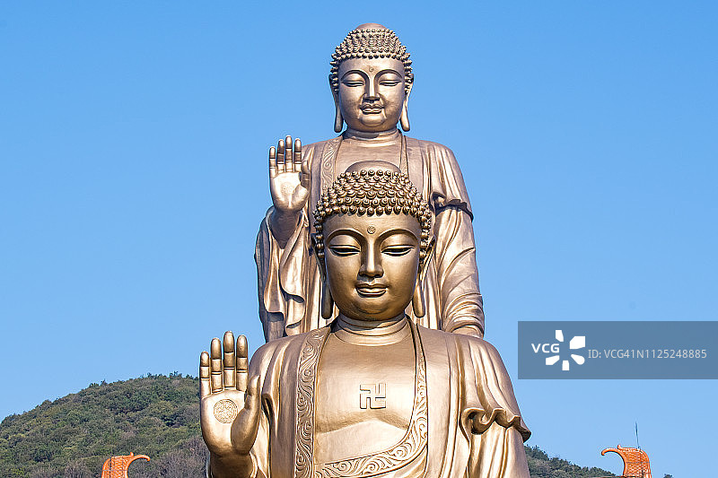 灵山大佛局部图片素材