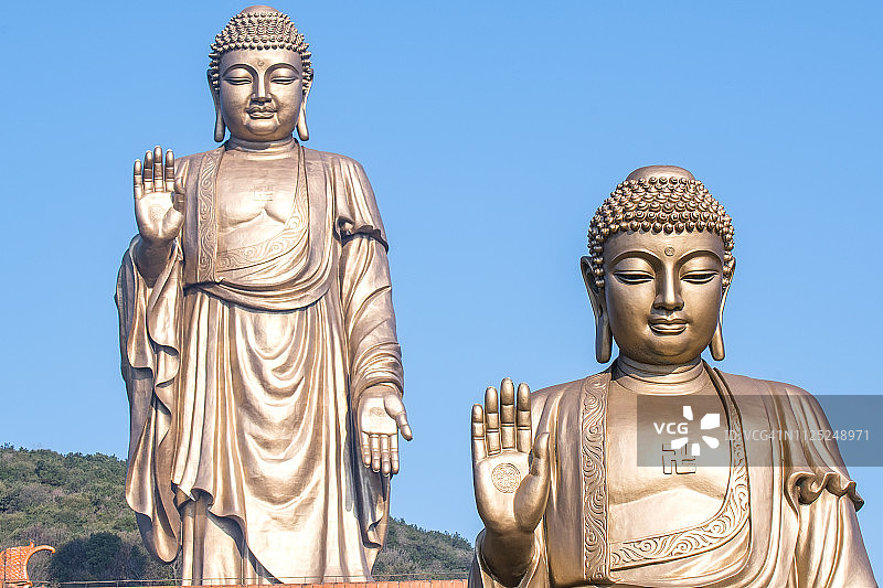 灵山大佛局部图片素材