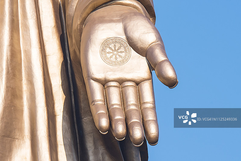 灵山大佛局部图片素材