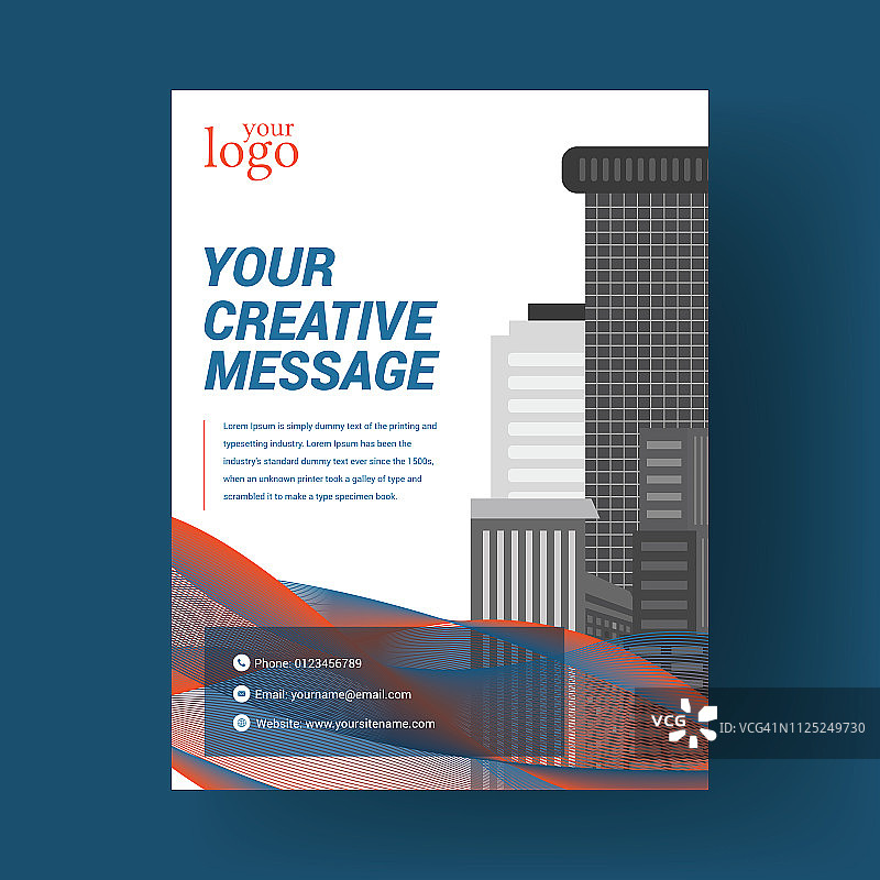 时尚宣传册模板设计图片素材