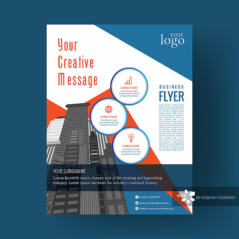 时尚宣传册模板设计图片素材