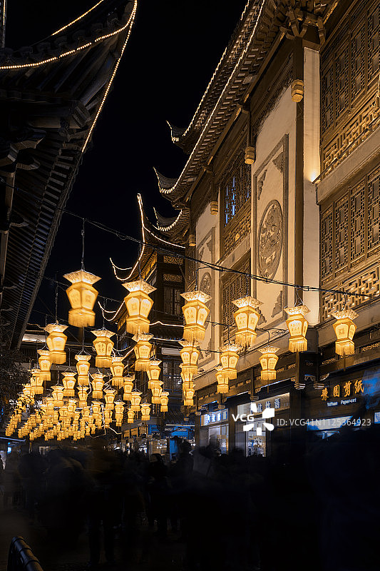 上海豫园灯会，喜迎中国新年图片素材