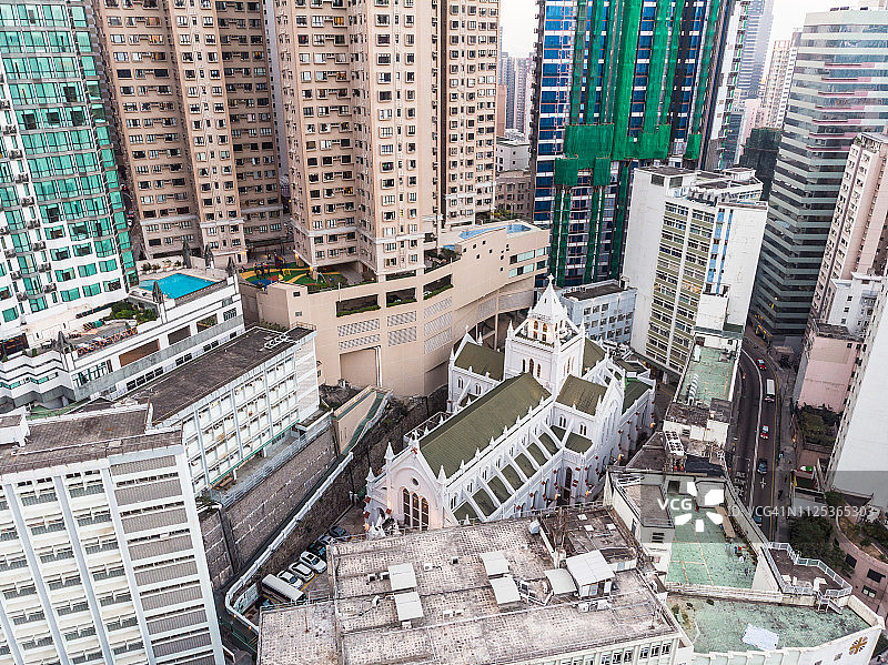 中国香港岛的教堂图片素材