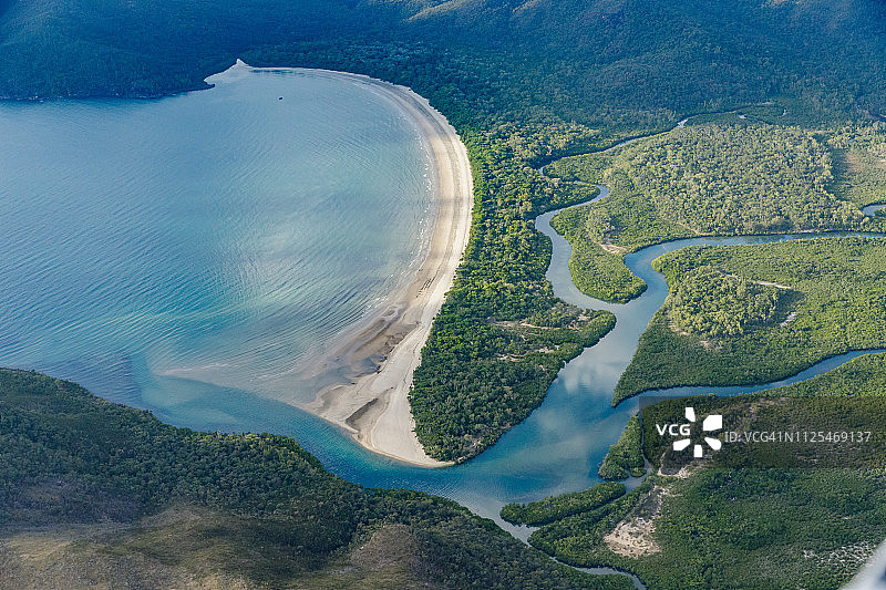 欣钦布鲁克岛航拍图片素材