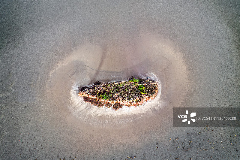 盐滩航拍图片素材