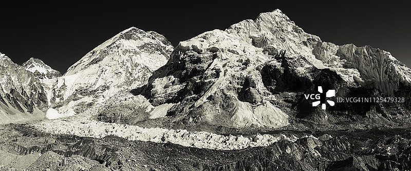 珠穆朗玛峰大本营图片素材