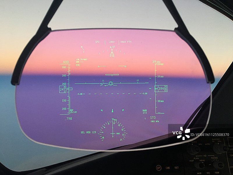 飞机抬头显示器图片素材