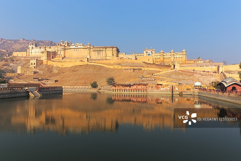 印度拉贾斯坦邦琥珀堡图片素材