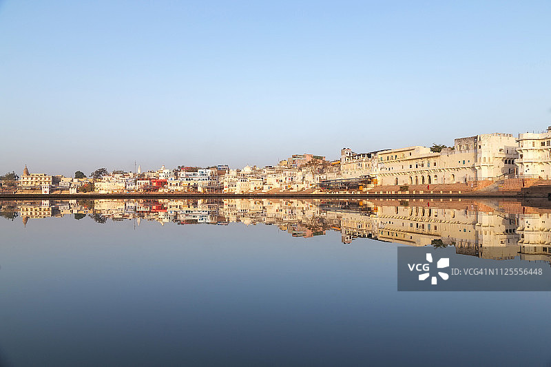 印度拉贾斯坦邦的普什卡尔市图片素材