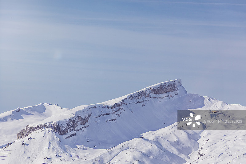 德国巴伐利亚伊芬峰山顶图片素材
