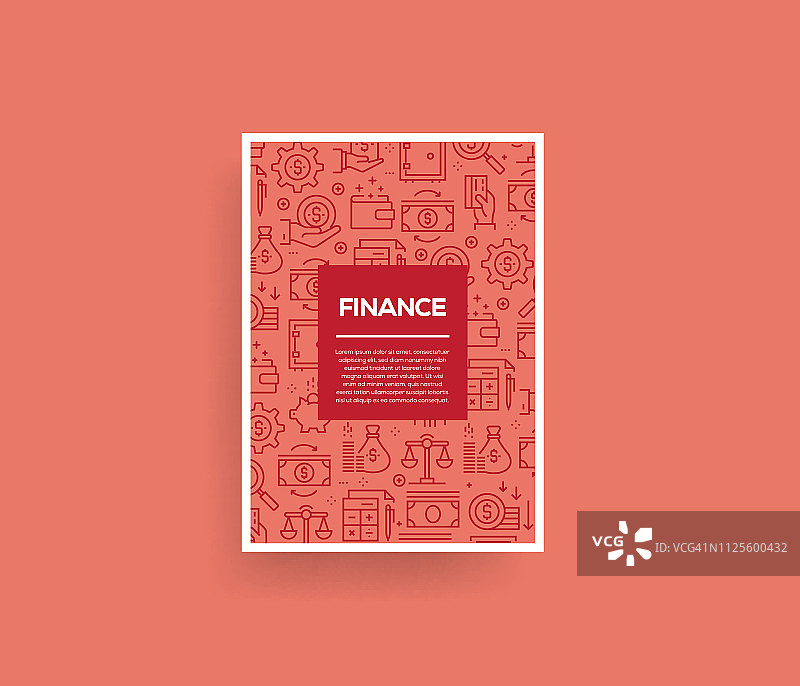 金融设计模板和元素矢量图图片素材