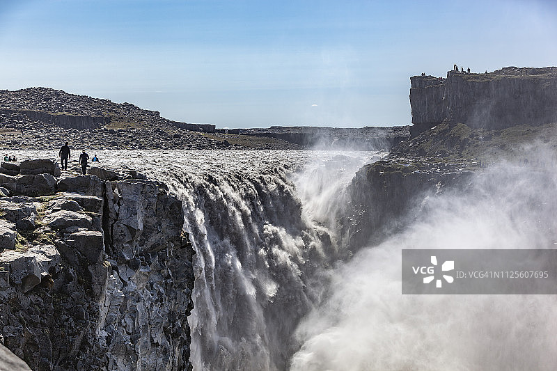 冰岛黛提瀑布图片素材