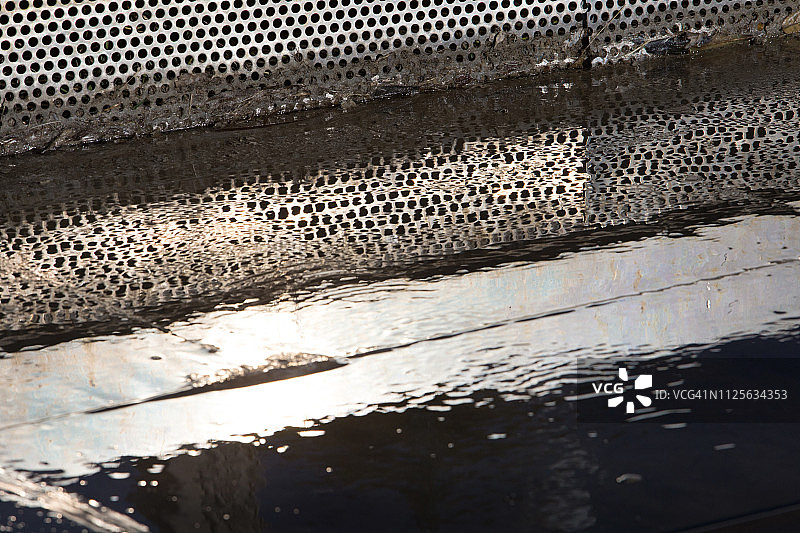 人行道上的排水图片素材