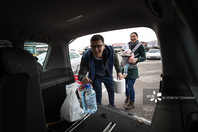 购物结束了！图片素材