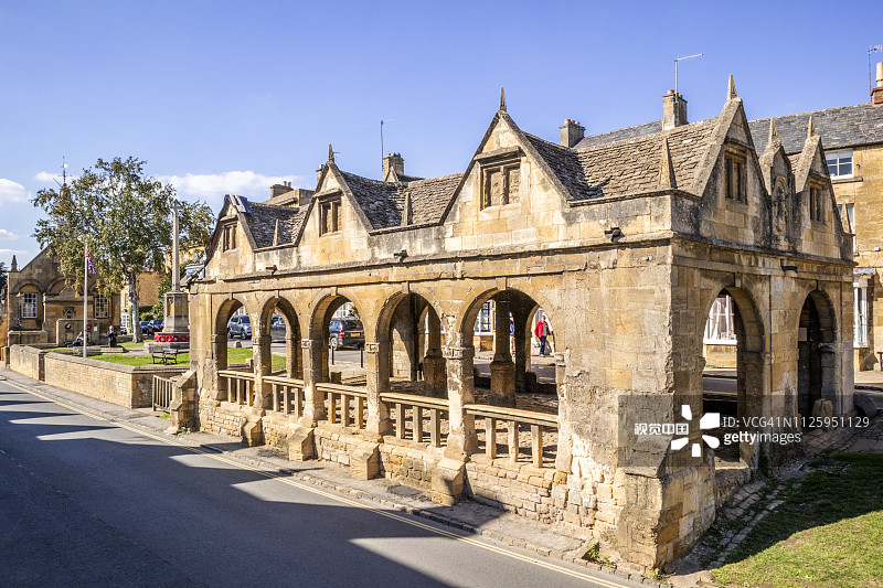 奇平卡姆登的黄油市场图片素材