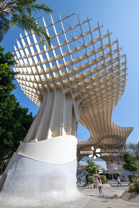 都市阳伞（于尔根·迈耶设计）底部图片素材