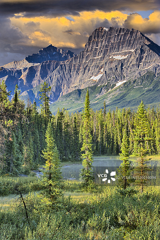 加拿大阿尔伯塔省的贾斯珀国家公园图片素材