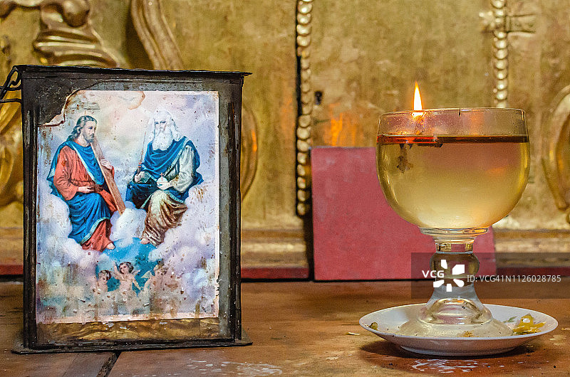 瓦哈卡的宗教象征图片素材