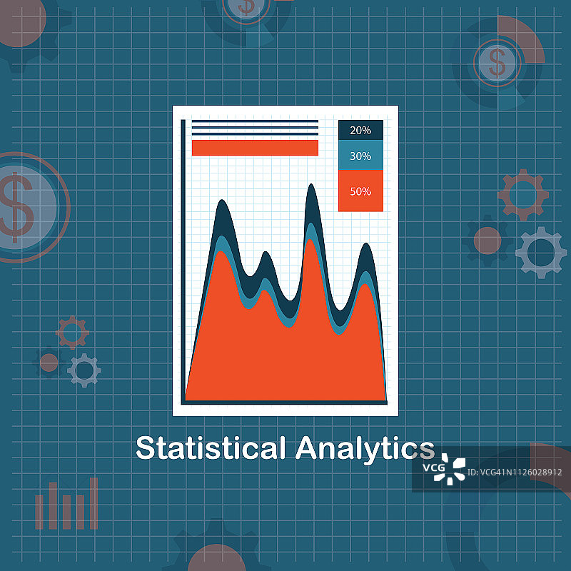 分析图和SEO商业插画图片素材