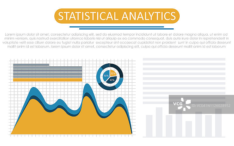 分析图和SEO业务插图图片素材