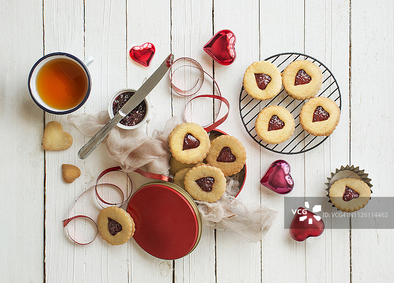 情人节或母亲节餐饮概念图图片素材