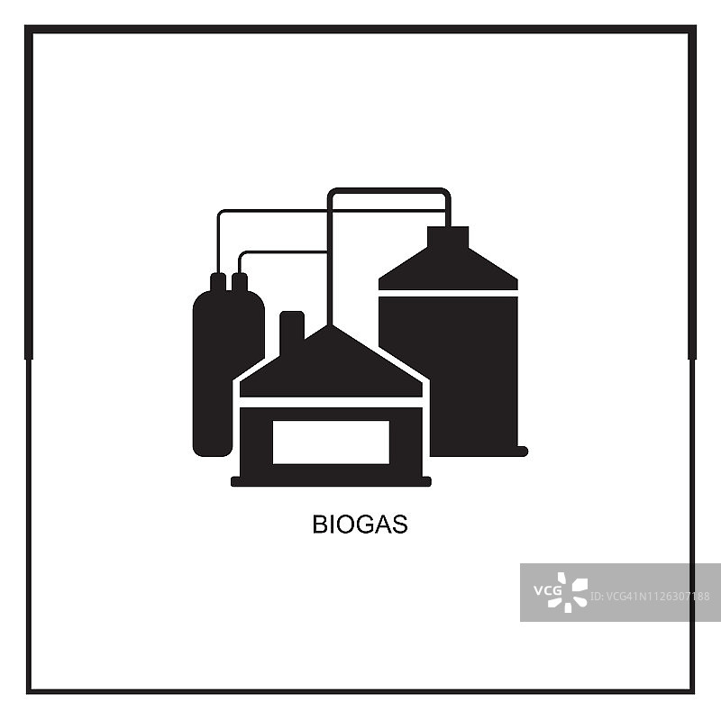 沼气图标矢量图图片素材