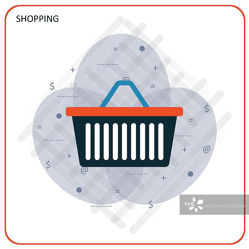 篮子图标 - 插图图片素材