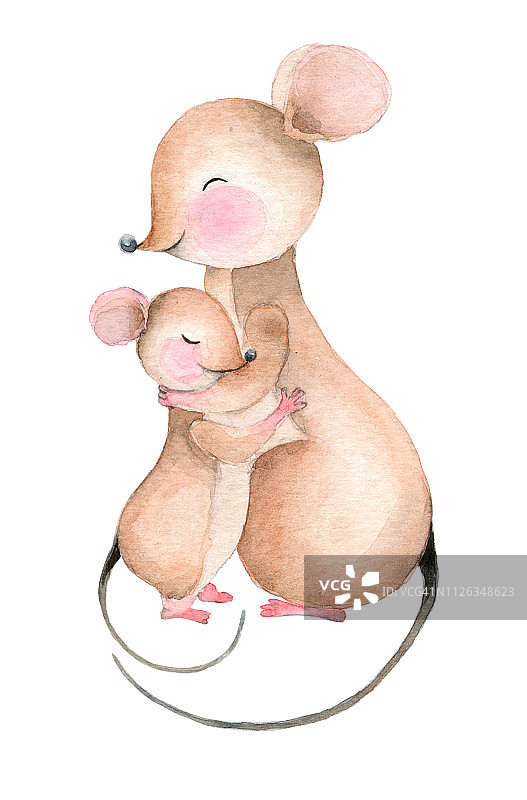 拥抱中的老鼠图片素材