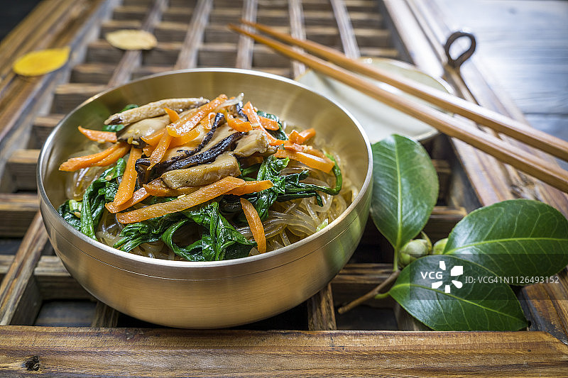 韩式炒粉条（杂菜）图片素材