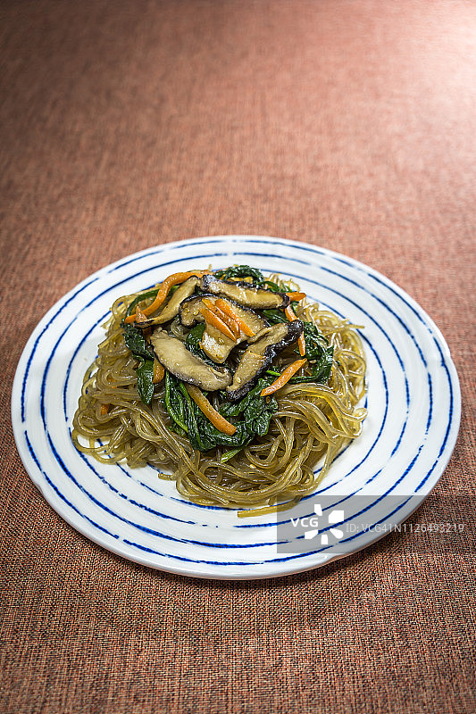 韩式炒粉条（杂菜）图片素材