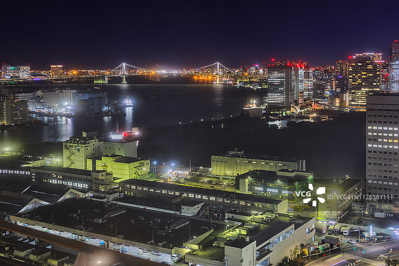 筑地夜景图片素材