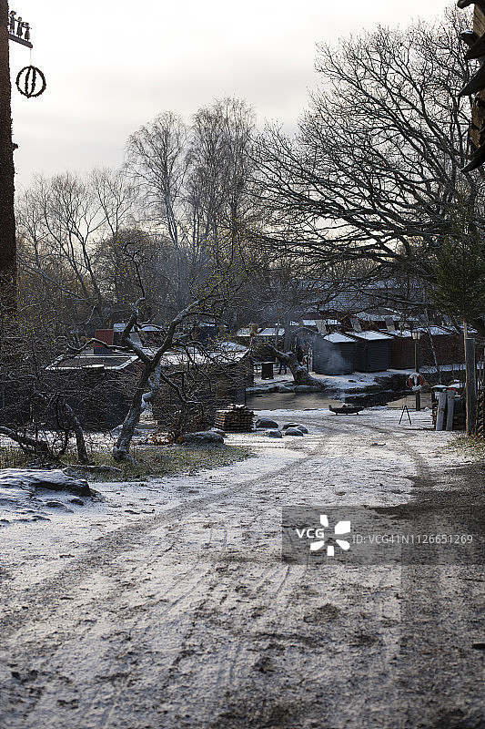 市场上的小屋图片素材