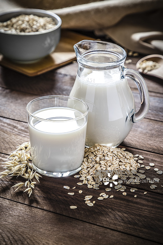 燕麦奶图片素材