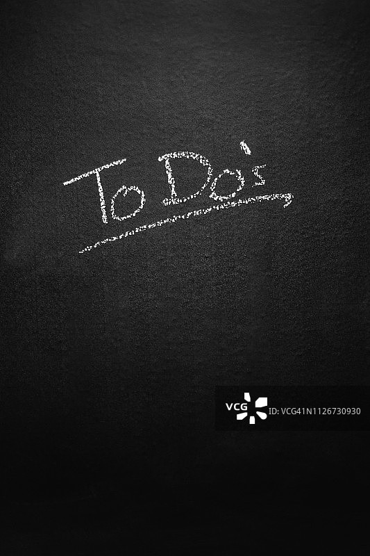 粉笔黑板 - 待办事项图片素材