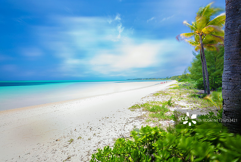 巴哈马美丽海滩风光图片素材