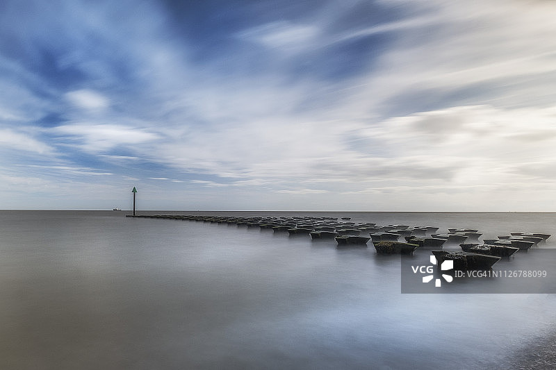 费利克斯托港蓝色天空海防图片素材
