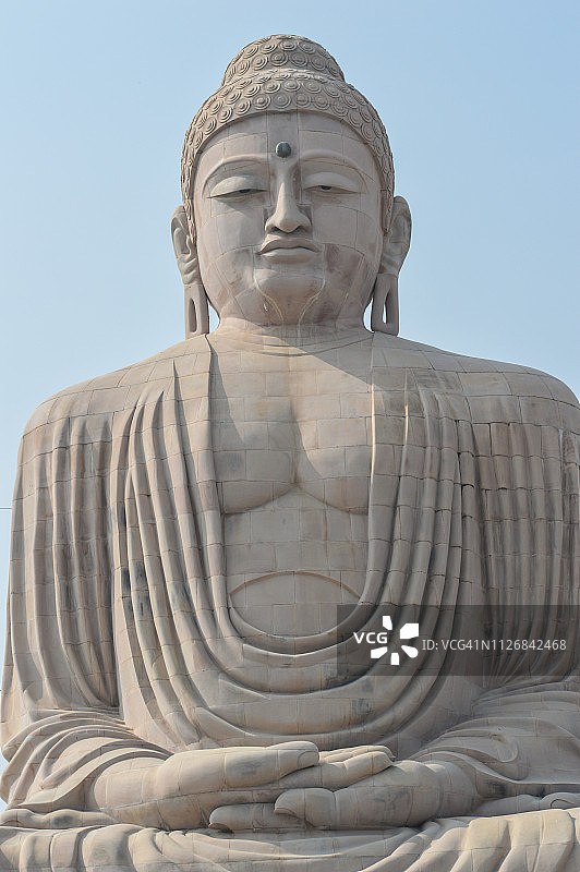 菩提伽耶摩诃菩提寺佛像图片素材