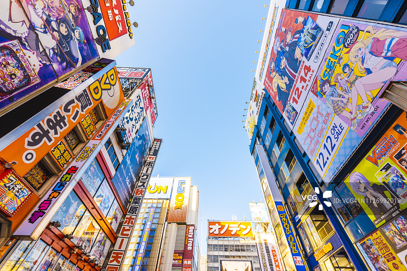 东京秋叶原电器街图片素材