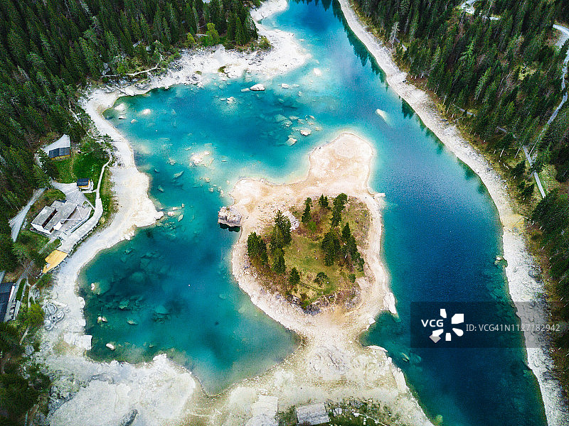 瑞士卡劳马赛湖图片素材