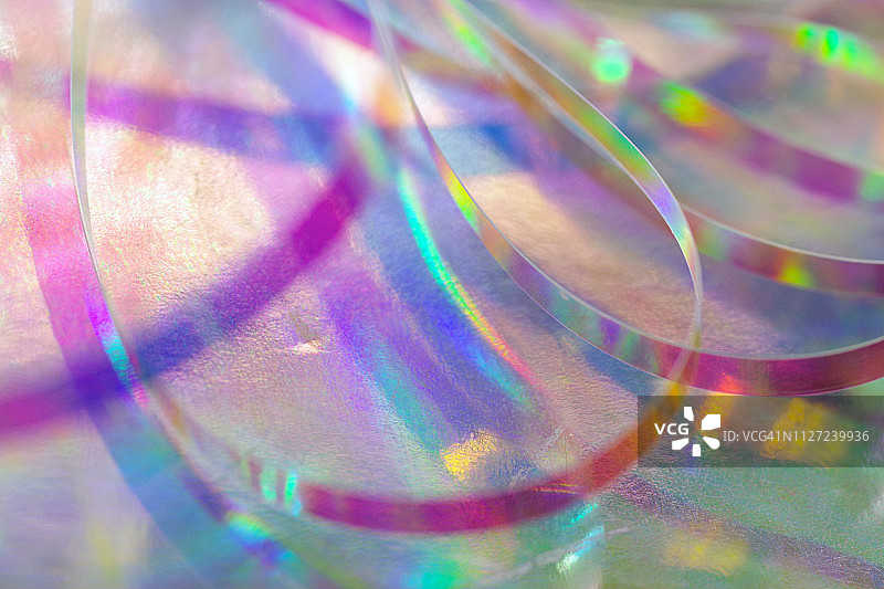 半透明的金属丝，特写图片素材