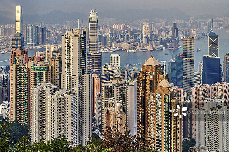 香港太平山景观图片素材
