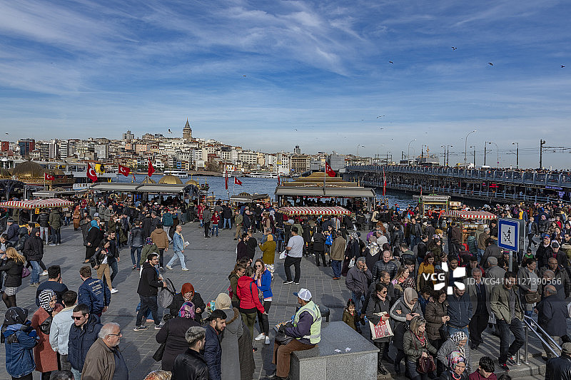 土耳其伊斯坦布尔法蒂赫区埃米诺努广场图片素材