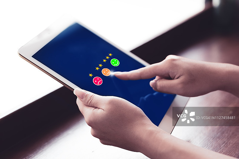 评价、评分、满意度概念图片素材