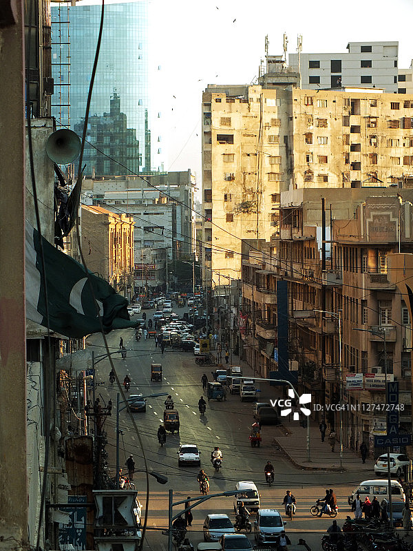 卡拉奇老城区萨达尔图片素材