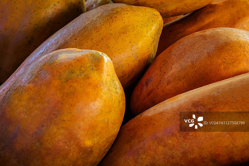 墨西哥瓦哈卡热带木瓜图片素材