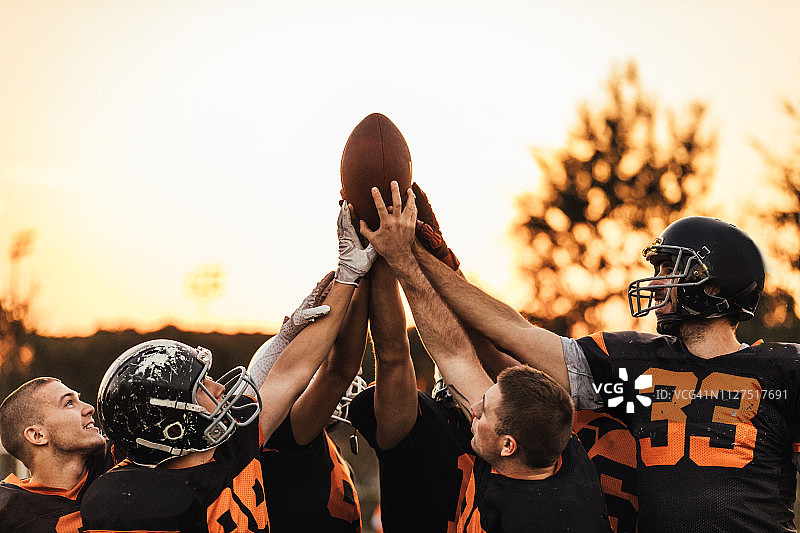 团结的足球队图片素材