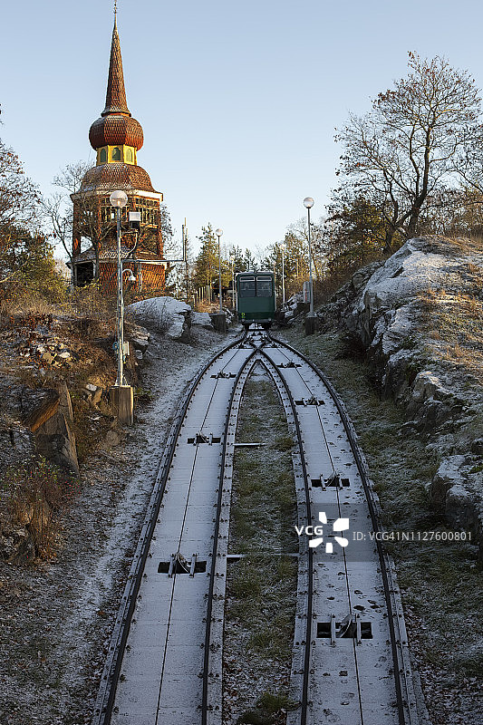 缆索铁路图片素材